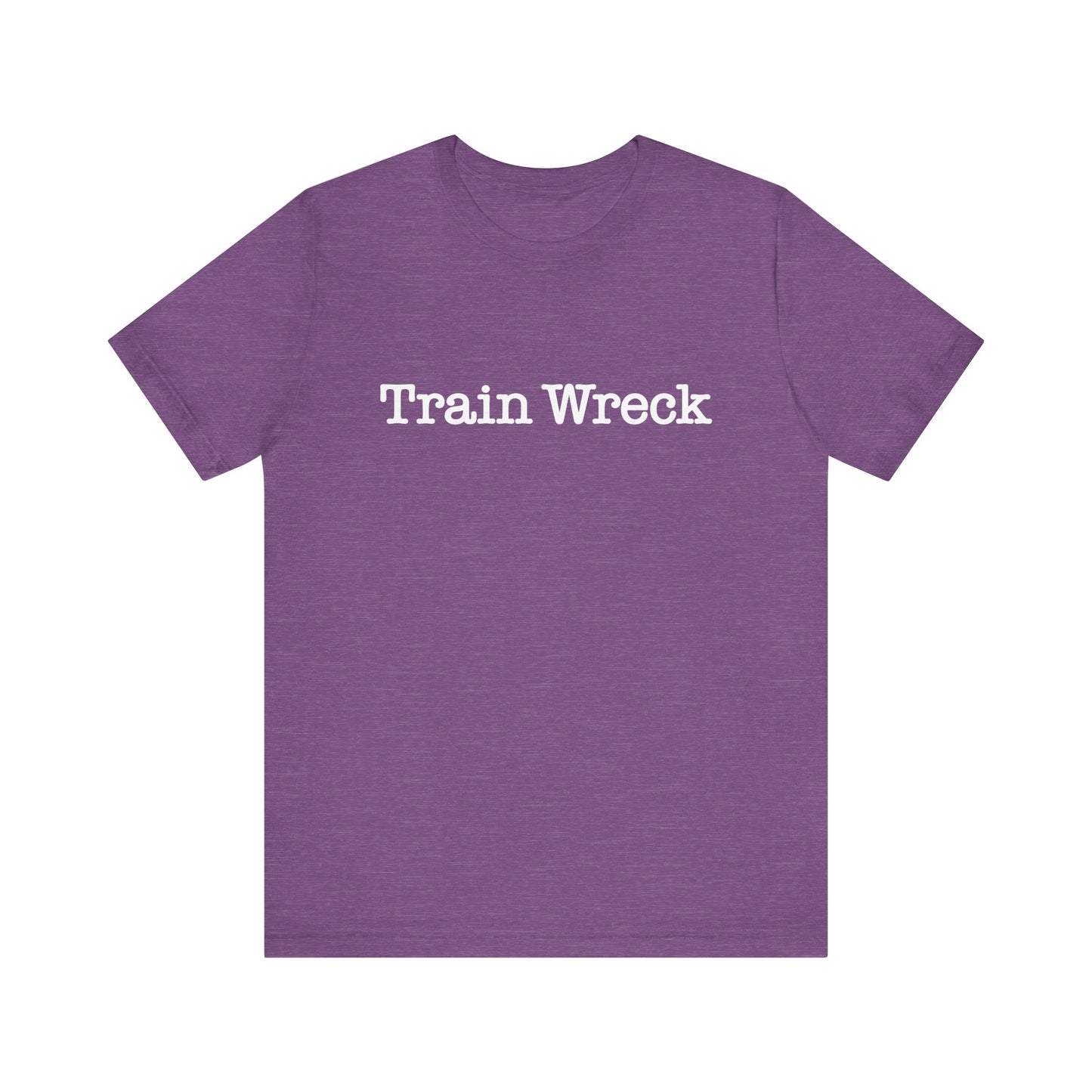Train Wreck, Typewriter Style Unisex T-Shirt