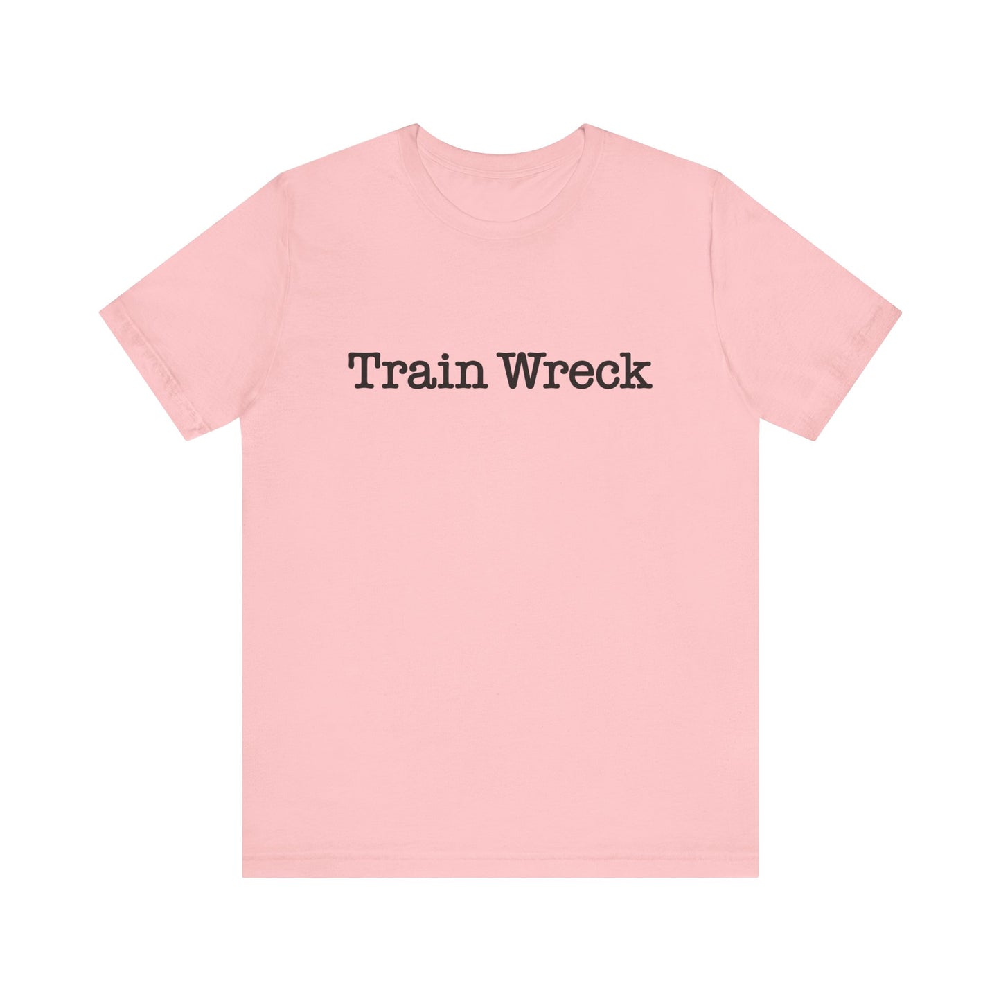 Train Wreck, Typewriter Style Unisex T-Shirt