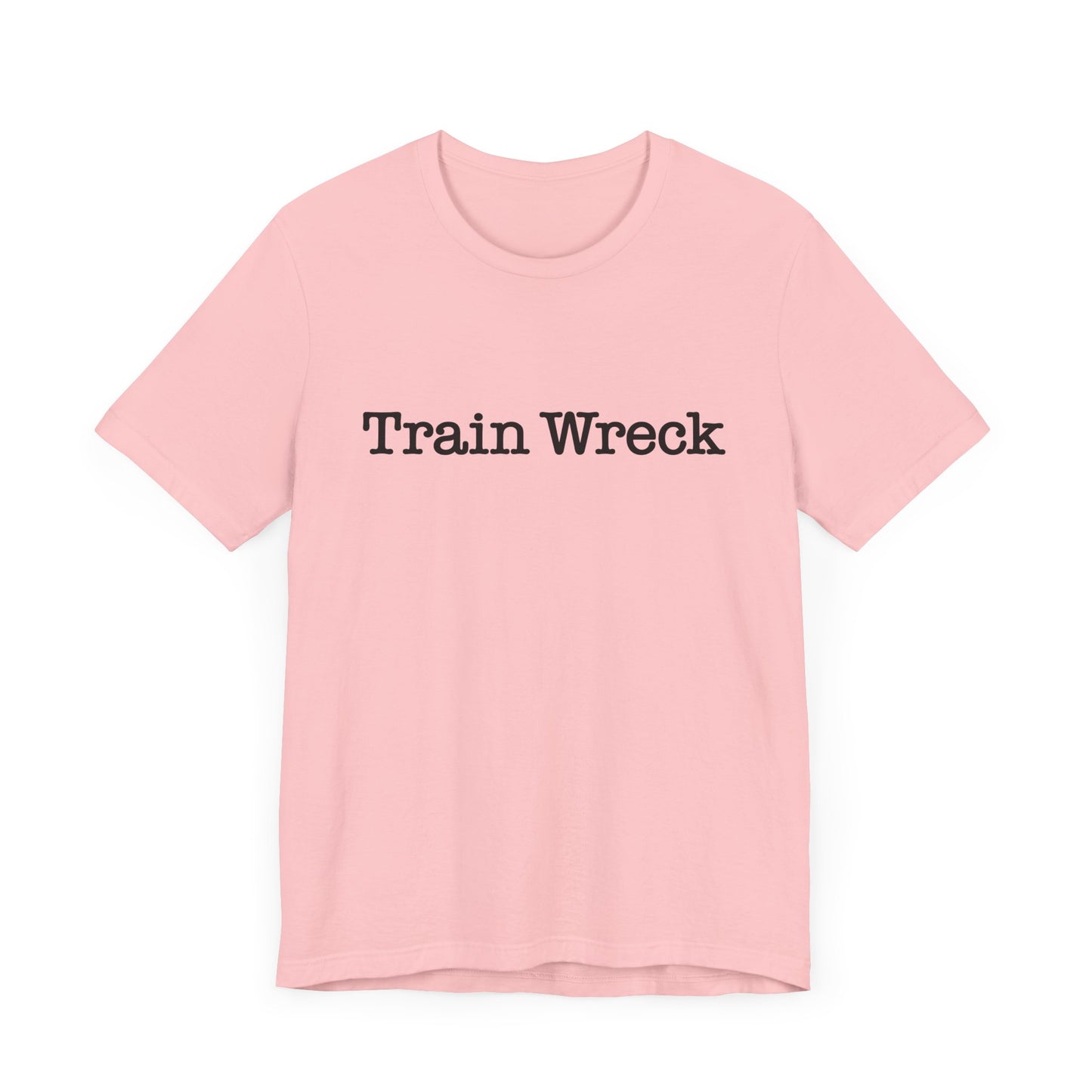 Train Wreck, Typewriter Style Unisex T-Shirt