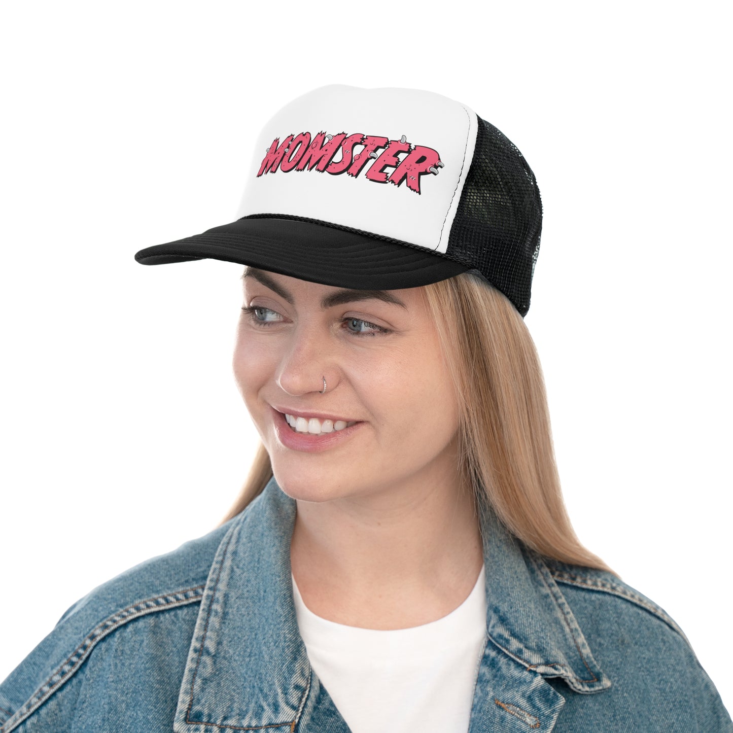 Momster Trucker Hat, Adjustable Cap