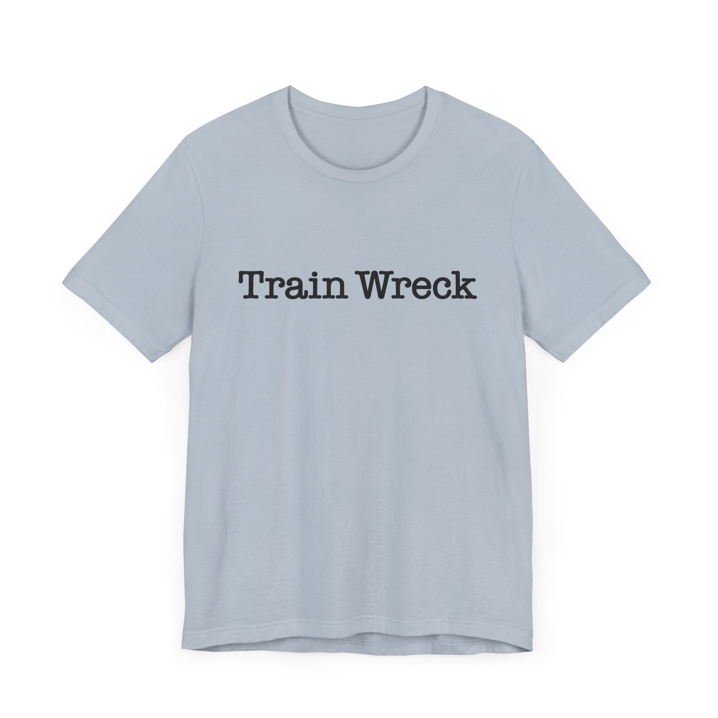 Train Wreck, Typewriter Style Unisex T-Shirt