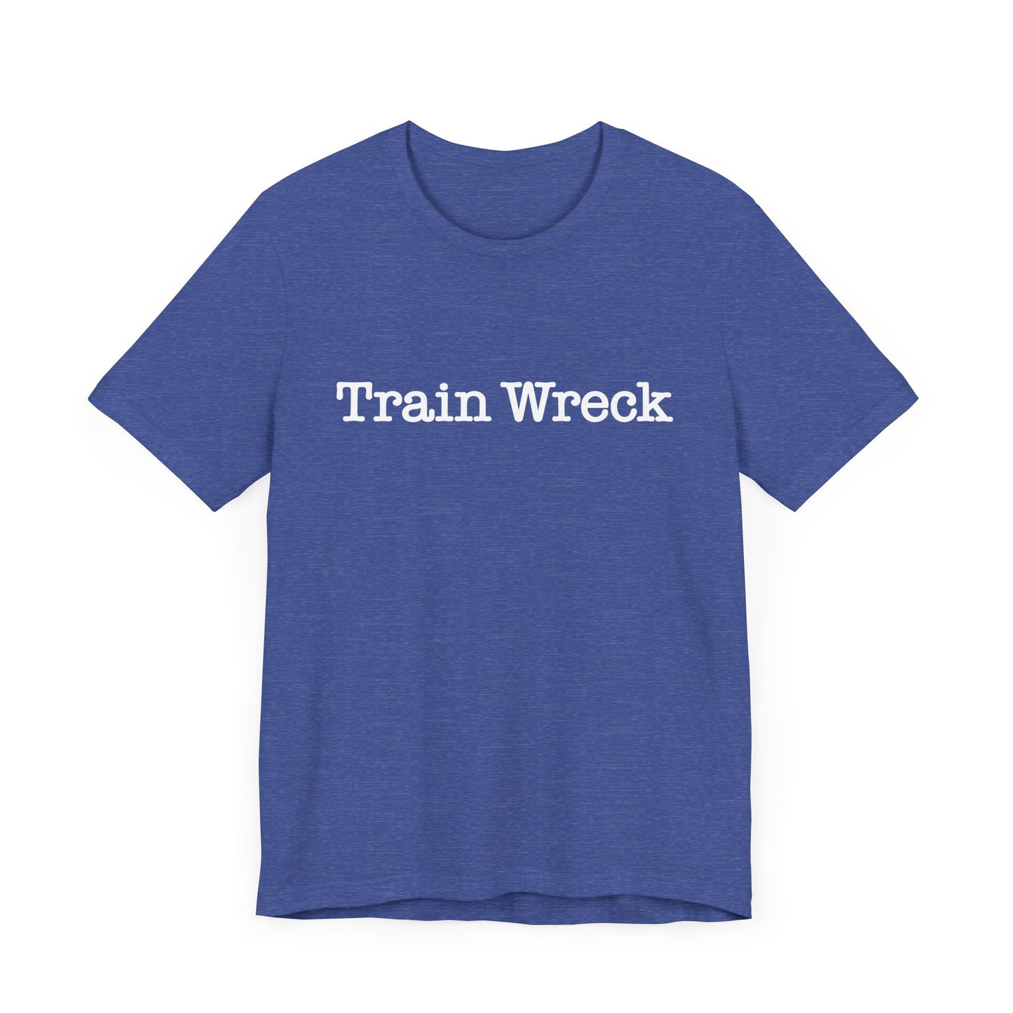 Train Wreck, Typewriter Style Unisex T-Shirt