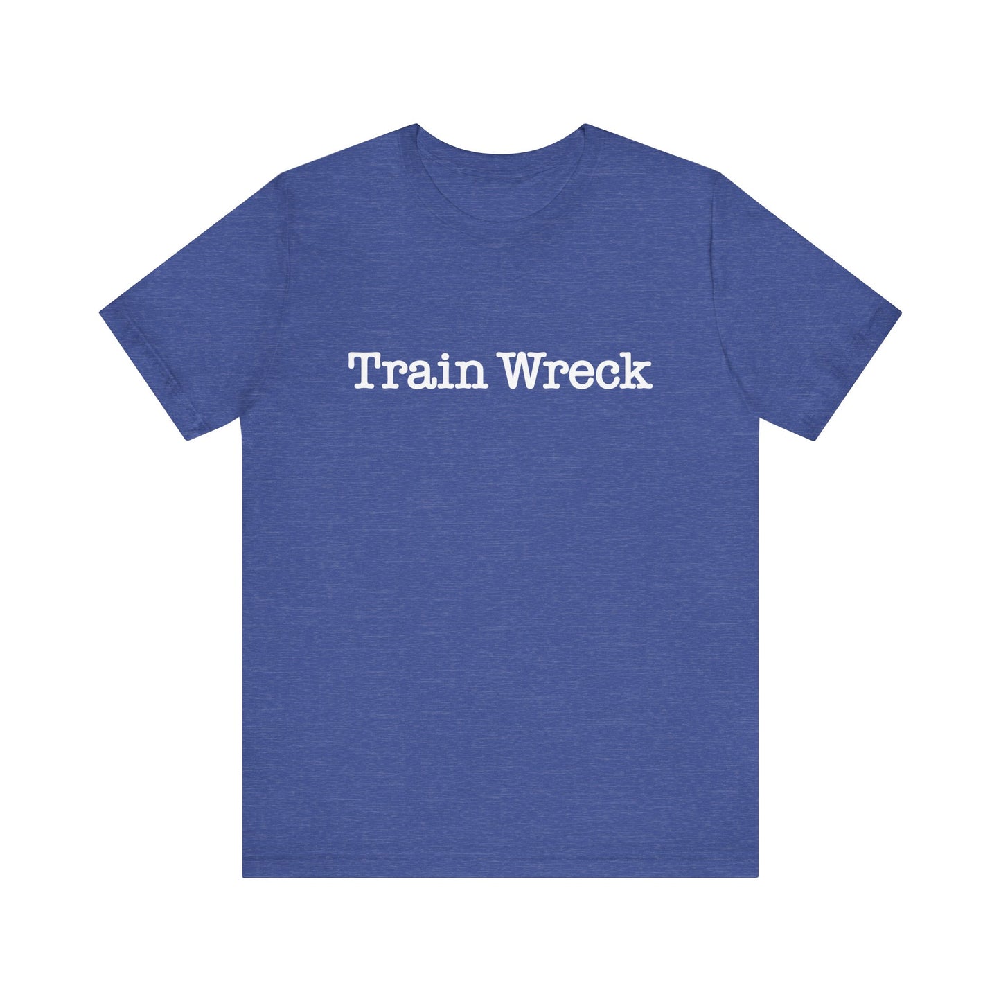Train Wreck, Typewriter Style Unisex T-Shirt