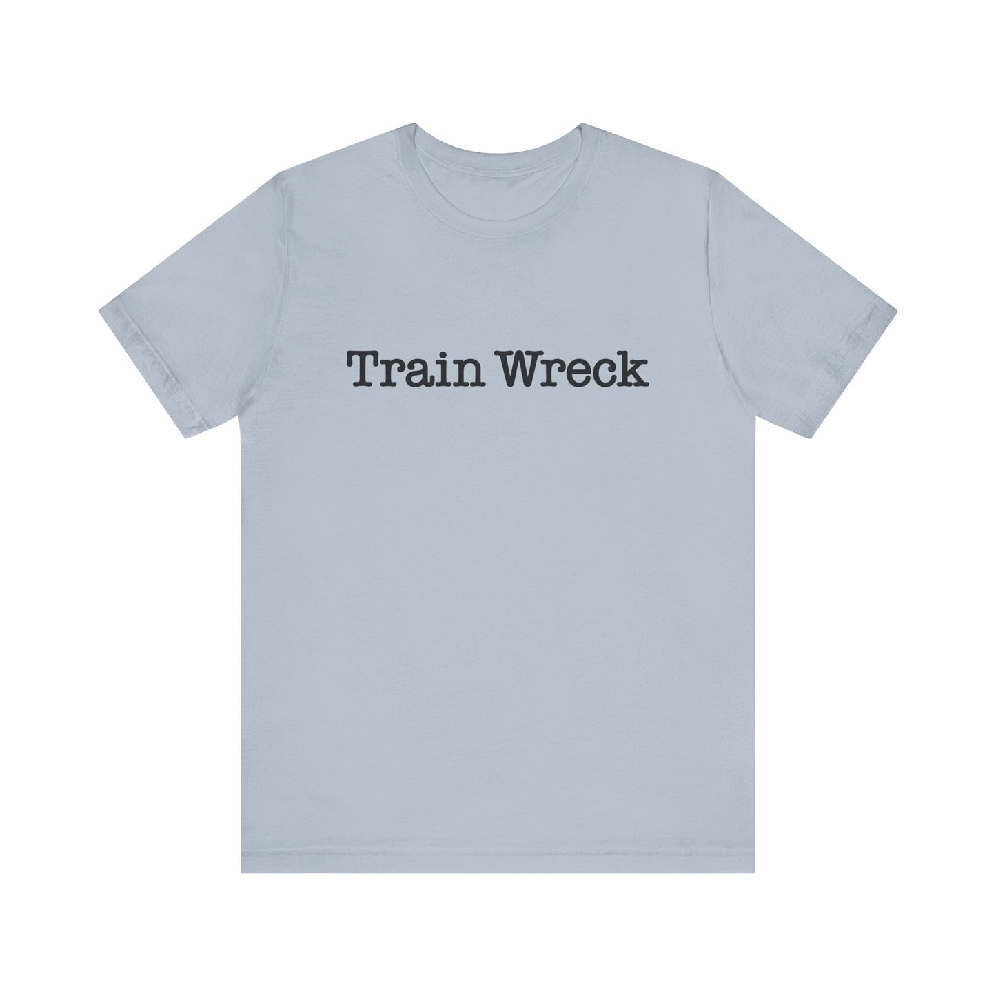 Train Wreck, Typewriter Style Unisex T-Shirt