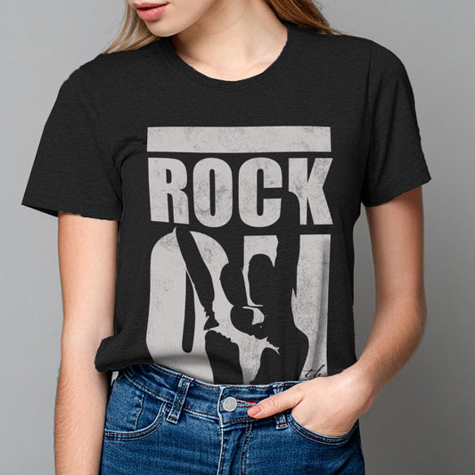 Rock On T-Shirt, Classic Rock Music Fan, Unisex T-Shirt